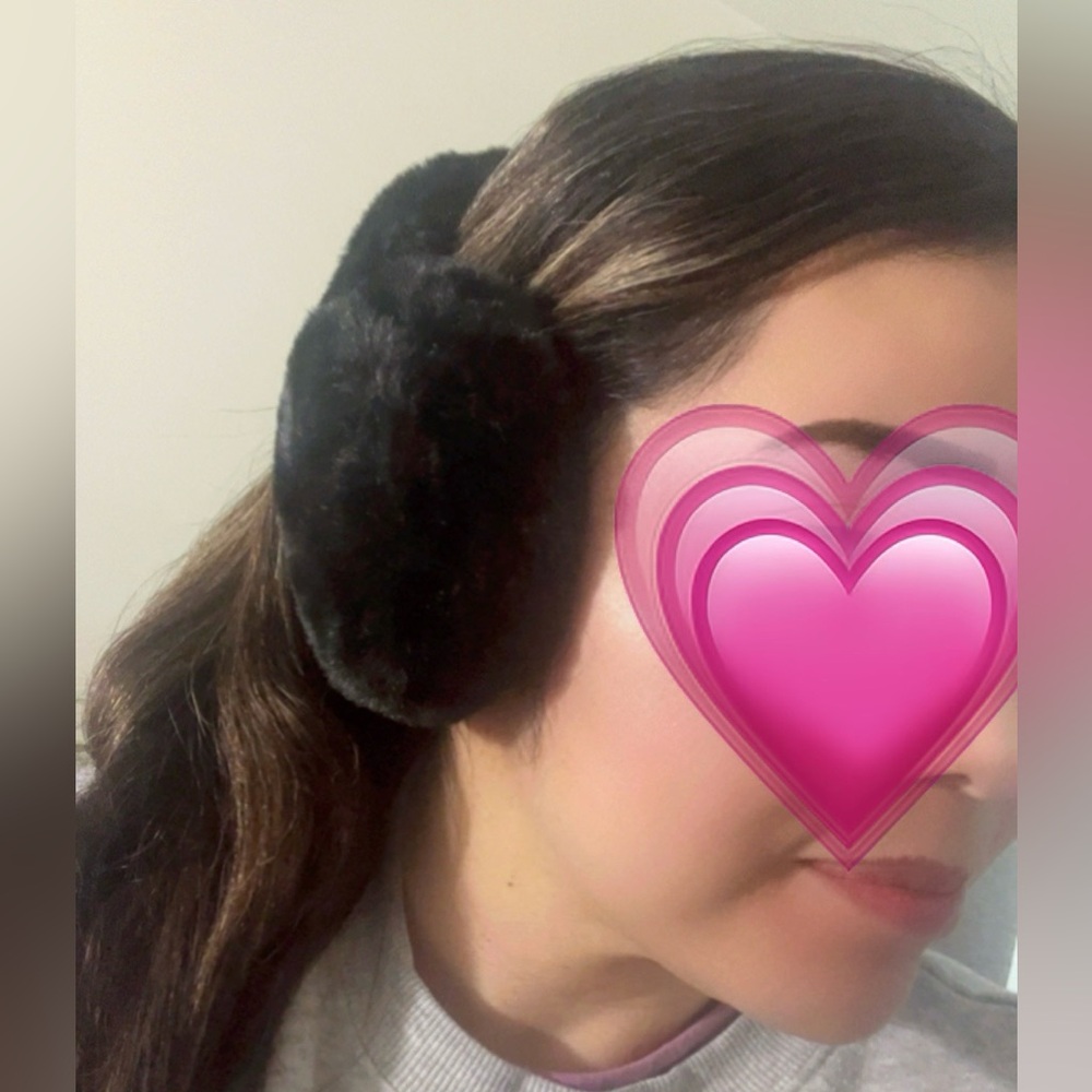 CC Black Adjustable Fuzzy Earmuffs - Picture 11 of 11